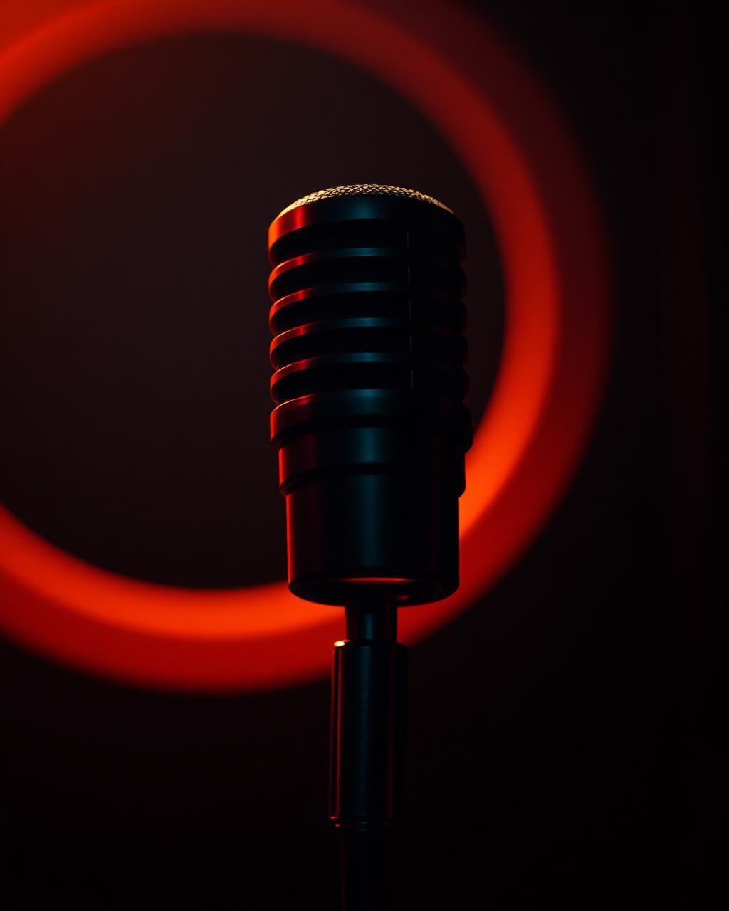 Vocal booth microphone